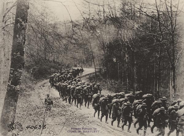 Advance Allied elements march from Luxembourg into Germany