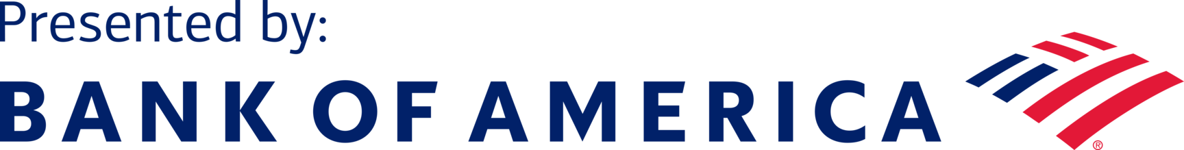 Presented by Bank of America logo