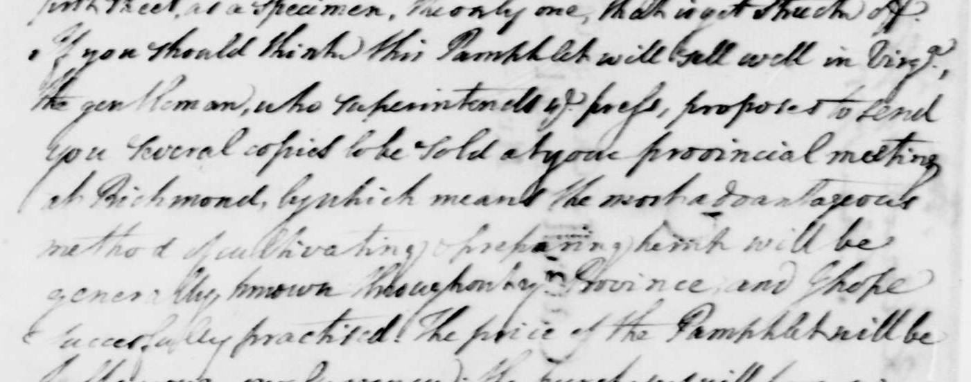 Scan of a letter in old-fashioned cursive handwriting