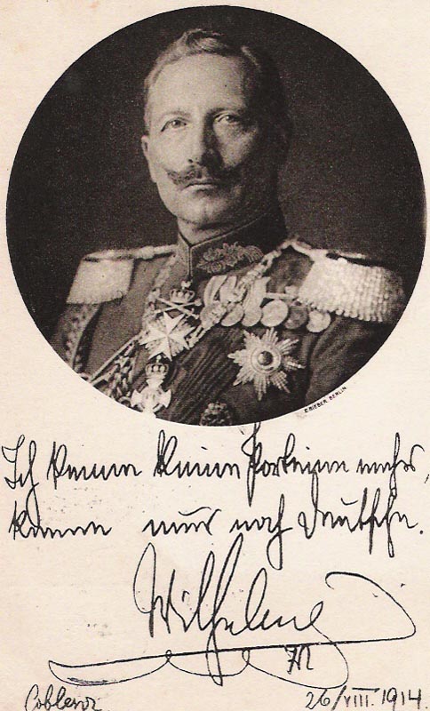Kaiser Wilhelm II abdicates