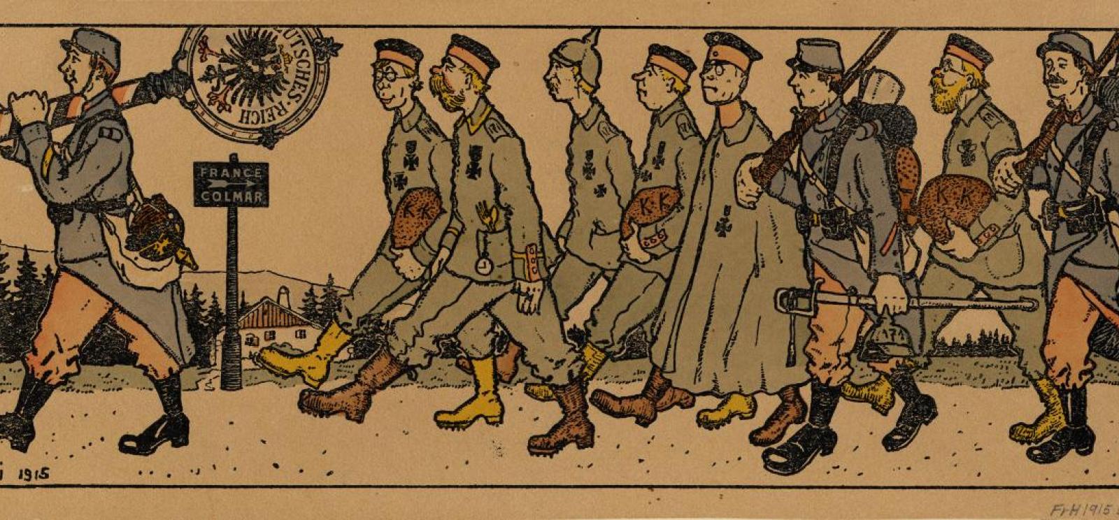 cartoon american soldier ww1