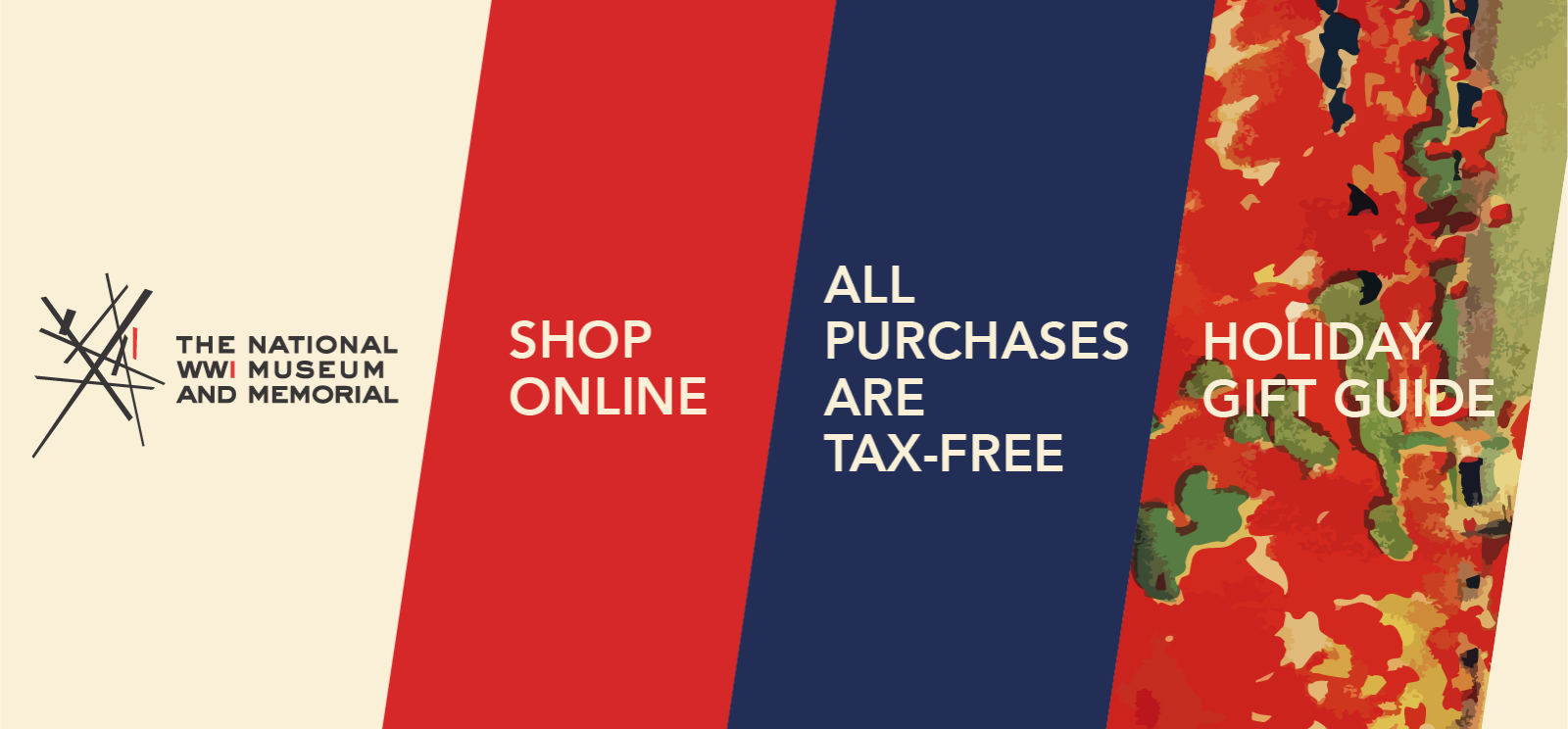 Shop Online / All purchases are tax-free / Holiday Gift Guide