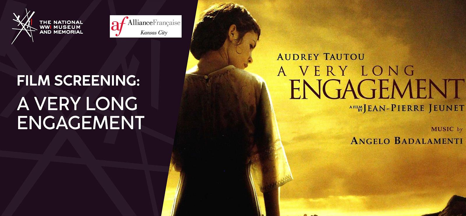 Film poster depicting a young white woman wearing a delicate dress turned with her back to the viewer