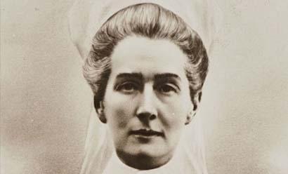 Photograph of British Nurse Edith Cavell