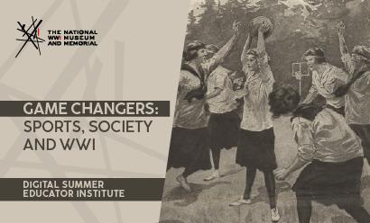 Illustration of schoolgirls in school uniform playing basketball