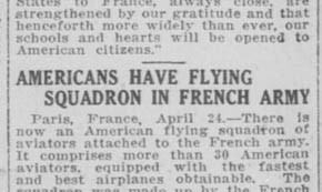 Lafayette Escadrille: American Aviators in World War I